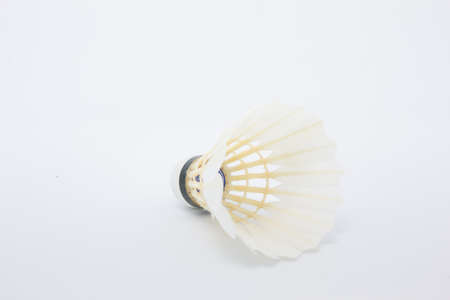 Shuttlecock isoletedの写真素材