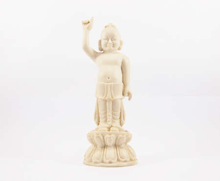 Marble statue of a childの写真素材