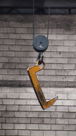 Stock Photo - Construction crane hookの写真素材