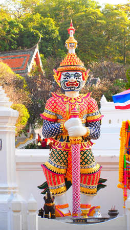 Stock Photo - Giant at The Thai templeの写真素材