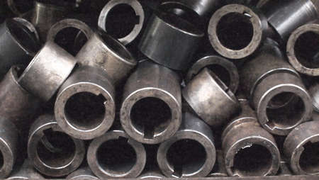 Stock Photo - spare parts in a mechanical workshopの写真素材