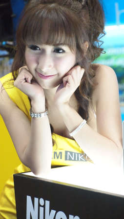 BANGKOK,THAILAND-DECEMBER 2 : Unidentified People in Photo Fair 2012 on DECEMBER 2,2012 in BANGKOK,THAILAND.のeditorial素材