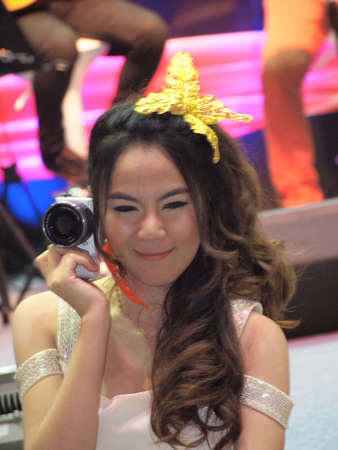 BANGKOK,THAILAND-DECEMBER 2 : Unidentified People in Photo Fair 2012 on DECEMBER 2,2012 in BANGKOK,THAILAND.のeditorial素材