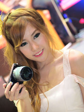 BANGKOK,THAILAND-DECEMBER 2 : Unidentified People in Photo Fair 2012 on DECEMBER 2,2012 in BANGKOK,THAILAND.のeditorial素材