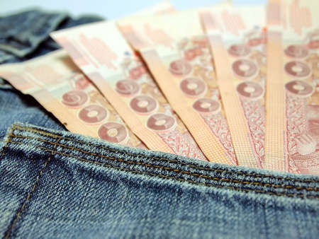 Money pocketsの写真素材