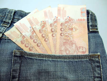 Money pocketsの写真素材