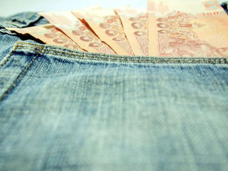 Money pocketsの写真素材