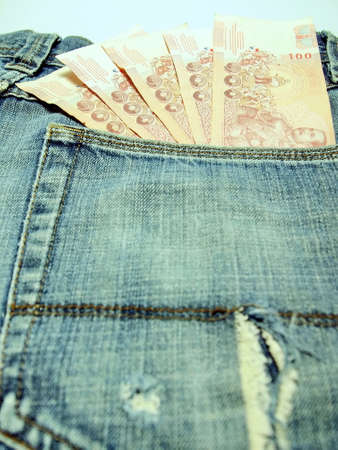 Money pocketsの写真素材