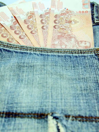 money pocketsの写真素材