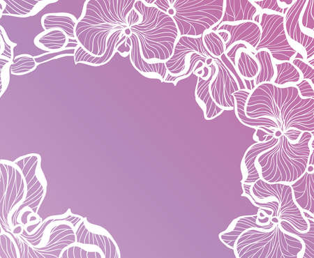 Abstract floral backgroundのイラスト素材