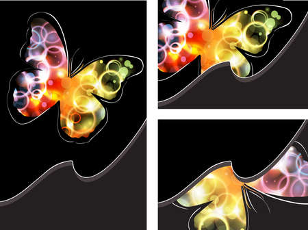 Butterfly design templateのイラスト素材