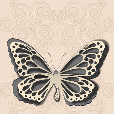 Paper butterflyのイラスト素材