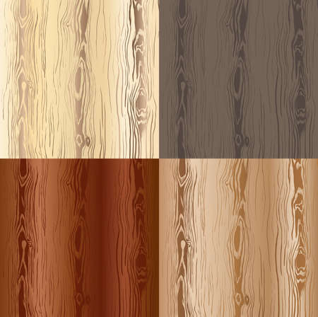 Wooden texture setのイラスト素材