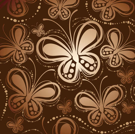 Butterfly patternのイラスト素材