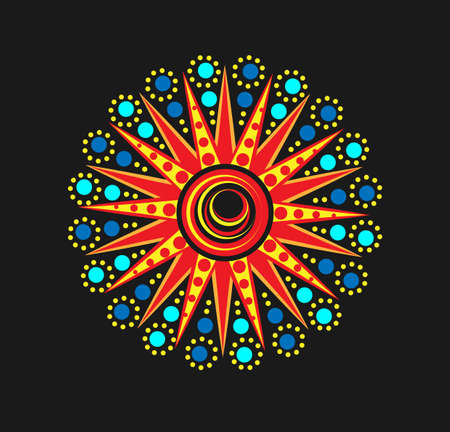 Abstract african shapeのイラスト素材
