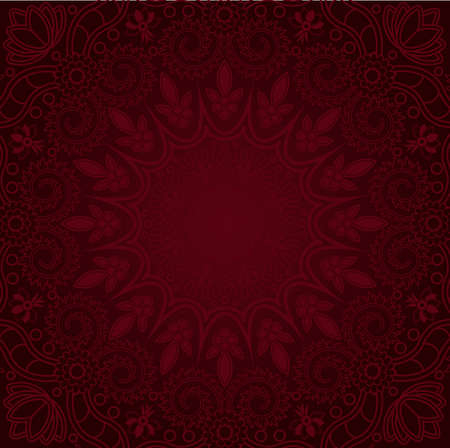 Radial geometric pattern のイラスト素材