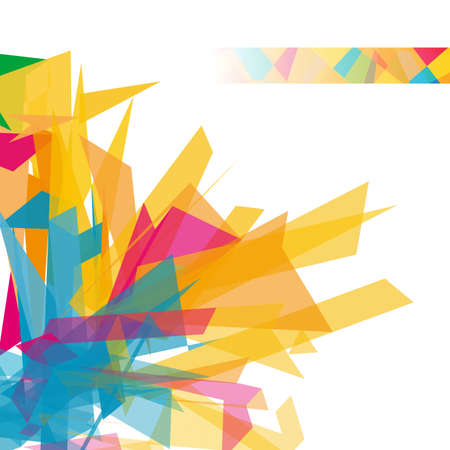 Abstract geometric shapes backgroundのイラスト素材