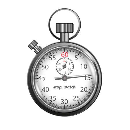 Classic stopwatch illustrationのイラスト素材