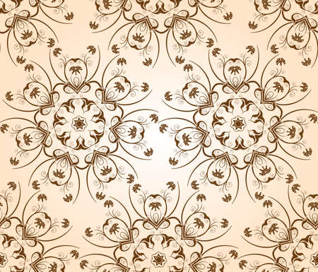 Seamless floral patternのイラスト素材