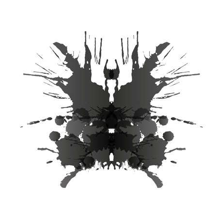 Rorschach test cardのイラスト素材