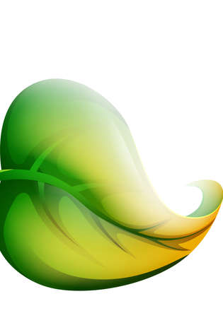 Green leaf backgroundのイラスト素材