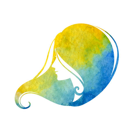 Hairstile sign design conceptのイラスト素材