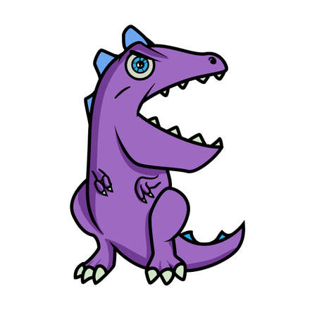 Monster alphabet: letter Eのイラスト素材