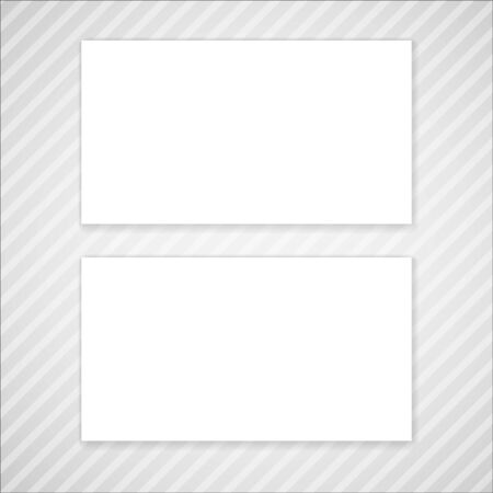 Blank vector business card template. Mock-up for your designのイラスト素材