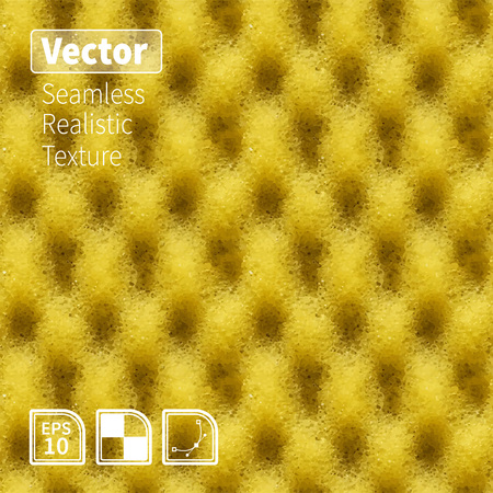 Seamless yellow sponge texture. Realistic background for your designのイラスト素材
