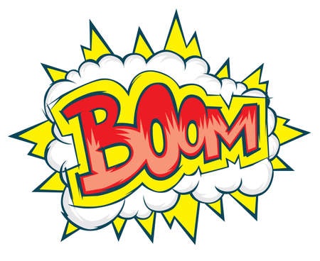 comic explosionのイラスト素材