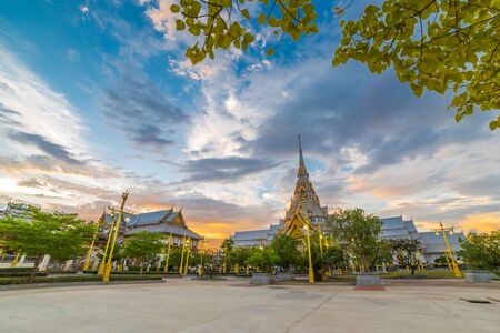 Wat Sothonnimit, The big buddhism temple in Thailand. Located in Chachongsao province east of Thailand.のeditorial素材