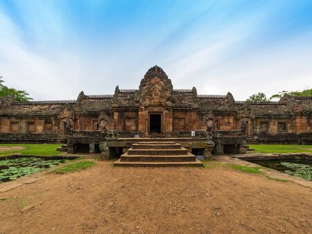 The ancient castle in Buriram Province of Thailand "Prasat Phanomrung"のeditorial素材