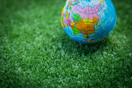 World map ball.の写真素材