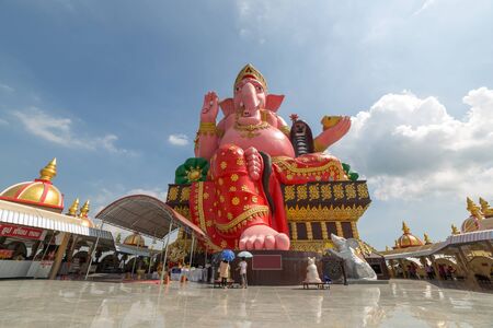 Photo of the biggest Ganesha statue in Thailand. This is public building no copy right.の写真素材