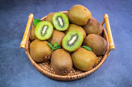 Delicious Tropical Fruit, Green Kiwiの写真素材