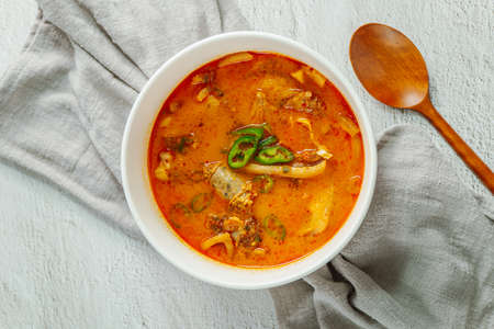 Korean blood sausage soup, 'Sundae Guk'