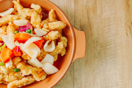 Tangsuyuk, Korean style Sweet and sour pork