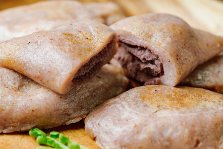 susubukkumi, Korean Pan-fried Millet Rice Cake : or this dish, first make the dough by mixing...