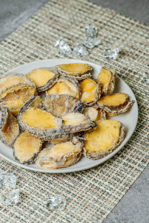 Fresh seafood abalone from the sea