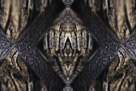 closeup of photo, beautiful embossed pattern on leather surface