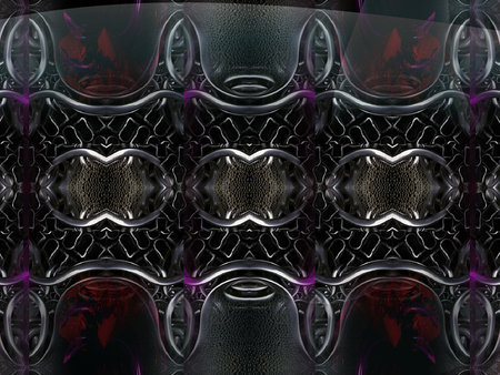 3D surreal illustration. sacred geometry. Mysterious psychedelic relaxation pattern. fractal...