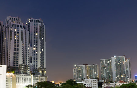 real estate condominium building towerの写真素材