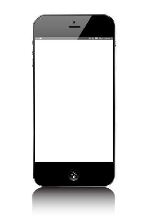 smart phone Moibile on white isolated backgroundのイラスト素材