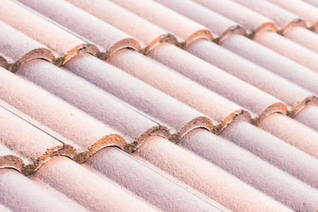 close up construction roof of buildingの写真素材