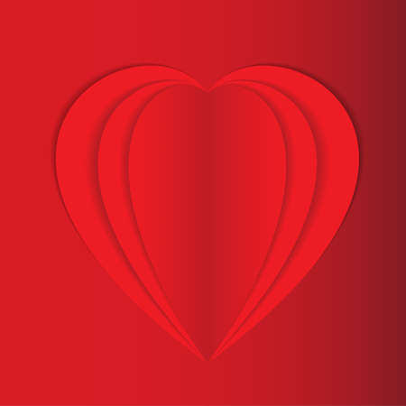 red heart love backgroundのイラスト素材