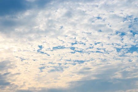 cloud in bright day on blue skyの写真素材