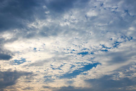 cloud on blue sky nature backgroundの写真素材