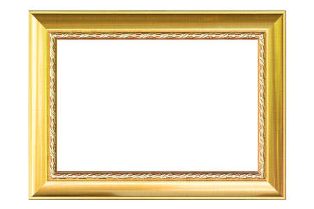 picture frame isolated on white backgroundの写真素材
