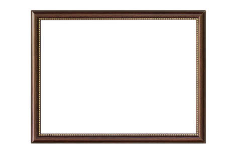 picture frame isolated on whiteの写真素材