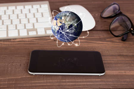 communication worldwide concept elementsの写真素材